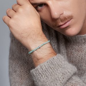 Pulsera amazonita facetada